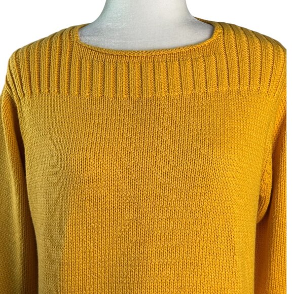 FIA Italia Handloomed Vintage Sweater Golden Yellow/Black Women's Size Large - Picture 4 of 9